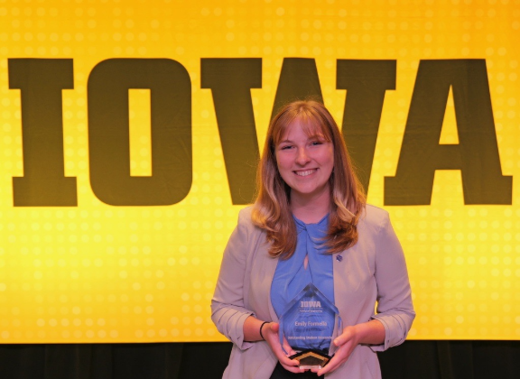 : Emily Formella awarded the Outstanding Student Researcher Award